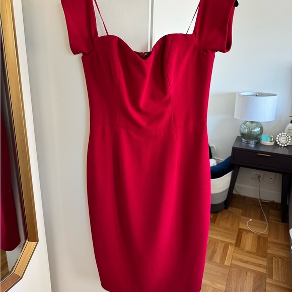 NWOT Dress The Population Bailey Off The Shoulder Body- Con Dress - Picture 3 of 5